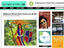 Tablet Screenshot of greenpointers.com